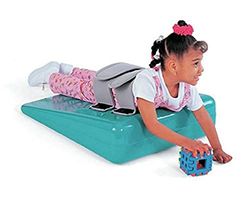 TumbleForms Cale med Deluxe tumble remmar, 8° lutning 3,6 kg, justerbar position, pediatrisk hjälp