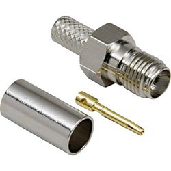 BKL Electronic 0409020 0409020 Connettore SMA femmina, dritto 50? 1 pezzi