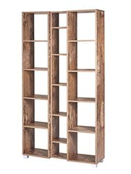 Schildmeyer Étagère Bois, Antique Décor, 95 x 30 x 179 cm, Bois, panamaeiche, 95x30x179 cm