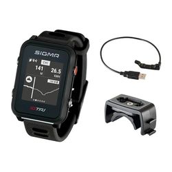 Sigma Sport Id.tri, Reloj De Triatlón Con Características Entrenamiento Y Competición Navegación Notificaciones Deportes Aire Libre, Negro, Basic