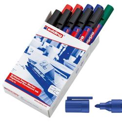 edding 30 Marqueur papier à encre brillante - multi-couleur - 10 marqueurs permanents imperméables - pointe ronde 1,5-3 mm - coloris lumineux - pour papier, carton, plastique, métal, verre