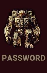 Password Logbook: Robot: Internet Password Organizer