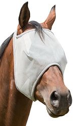 Weaver Leather 35-4100-GY Masque Anti-Mouches avec système de Fermeture Xtended Life, 35-4102-GY, Gris, Large