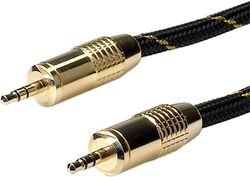 Roline 10m Male to Male Gold 3.5mm Audio Connection Cable