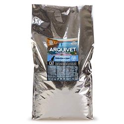 ARQUIVET Sterilized - Croquetes pour chats stérilisés - Poisson blanc et thon - 10 kg - alimentation naturelle du poisson frais et du thon pour les chats adultes stérilisés - sans transgénique