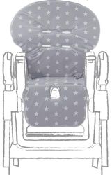 Housse de protection pour bébé Pvc d'Italie, taille universelle, fabriquée en Italie, étoiles grises