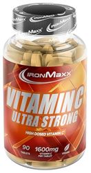 IronMaxx® Vitamin C Ultra – 90 Tablets | 1600 mg Vitamin C per Daily Serving | Contributes to The Normal Function of The Immune System