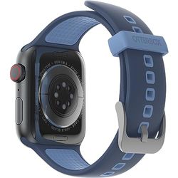 OtterBox All Day Watch Band for Apple Watch Series 10/9/8/7/6/SE 2nd gen/SE 1st gen/5/4-44mm/45mm/46mm, Replacement Durable Soft Touch Silicone Strap for Apple Watch, Blue
