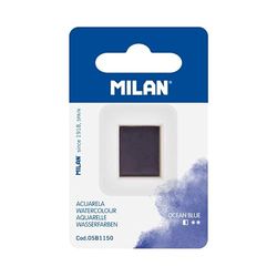 MILAN® Recambio de acuarela en formato de medio godet, azul océano