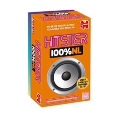 Hitster 100% NL, Muziekspel, Actiespel, Volwassenen bordspel, Spel met muziek, Kaartspel vanaf 16 jaar, 2-10 spelers, Nederlandse Hits, Party Game Nederlands, Nederlands (BNL)