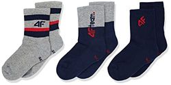 4F Socks CAS M059 (verpakking van 3), meerkleurig 1, 36-38 voor kinderen, meerkleurig 1