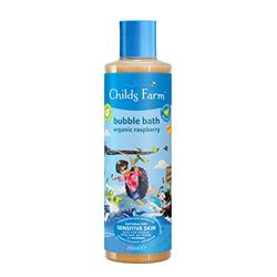 Childs Farm | Kids Bubble Bath 250ml | Organic Raspberry | Gently Cleanses & Soothes | Suitable for Dry, Sensitive & Eczema-Prone Skin