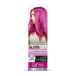 Knight & Wilson Colour-Freedom Gloss Pro 150ml Magenta Semi-Permanent Hair Colour - Ultra-Vibrant Vegan Colour Mask with PurePlex | Ammonia Free Colour Lasts Up To 6-10 Washes