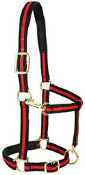 Weaver Leather Licol rembourré réglable en Nylon pour Cheval Rouge 2,5 cm Petit Cheval