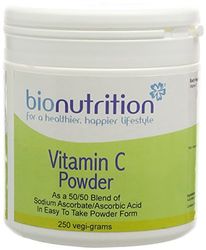 Bio Nutrition Vitamin C Powder (as Sodium Ascorbate/Ascorbic Acid Blend) - Antioxidant Vitamin C - 250g Powder