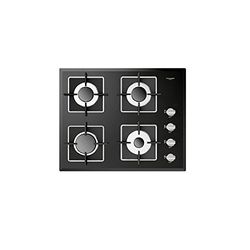 Fulgor Milano | Placa de cocción a gas | FCH 604 G BK | Color: Negro