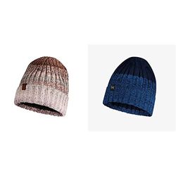 Buff Olya Gorro Tricot y Polar, Mujer, Grey, Talla única & Igor Gorro Tricot y Polar, Hombre, Night Blue, Talla única