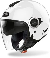 Airoh Helmet Helios Color White Gloss M, Crash Helmet, Helmets