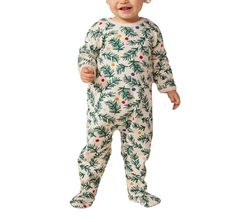 Petit Bateau Uniseks baby pyjama met lange mouwen met brug, Avalanche/Multico, 6 Maanden