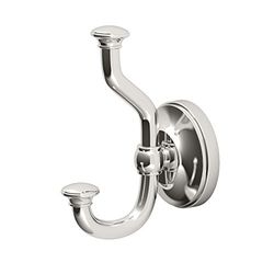 Gatco 4125 Tavern Twin Robe Hook, Polished Nickel by Gatco