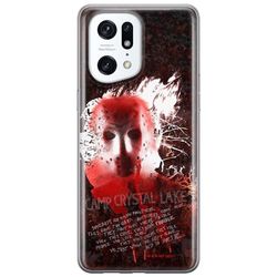 ERT GROUP mobiel telefoonhoesje voor Oppo FIND X5 PRO origineel en officieel erkend Horror patroon Friday the 13th 016 optimaal aangepast aan de vorm van de mobiele telefoon, hoesje is gemaakt van TPU
