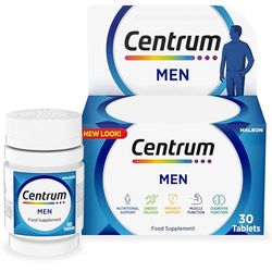 Centrum Men Tablets Multivitamin & Mineral Supplements, with 23 essential nutrients, including vitamin D, C, and Magnesium, 30 ct