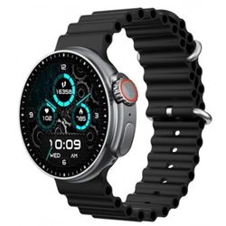 DCU TECNOLOGIC - Boston Smartwatch - 1.43'' Amoled Screen - Bluetooth Calls and Notifications - Sport Modes - Health Monitoring - 2 Silicone Wristbands, Regular, Urban or Contemporary