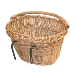 Basil Wicker Oval Hook-On Front Basket