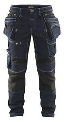 Blaklader 19901141 Pantalon artisanal extensible X1900, Marine/Noir, taille D116