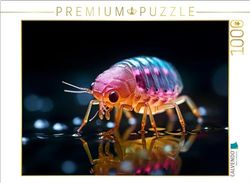 CALVENDO Puzzel kleurrijke bladluis - grappige micro-organismen | legformaat cm fotopuzzel voor gelukkige uren