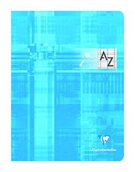 Clairefontaine 63799C - Set van 10 Slechtzienden Geniet Registerboeken - 17x22cm - 96 Zwart vergrote ruiten pagina's - 90g wit papier - Gelamineerde karton kaft - Willekeurige kleuren