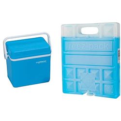 Campingaz - Glacière - Isotherm 934-17 litres - Bleu & Elément de Refroidissement - Freezpack M20-770 Grammes - 20x17x3 cm