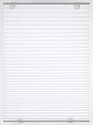 Gardinia Solo Roof Window Pleated Blind, No Drilling Required, with Suction Cups, Opaque Folding Roller Blind, Includes All Mounting Parts, White, 47.3 x 100 cm