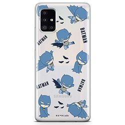 ERT GROUP mobiltelefonfodral för Samsung A51 originalt och officiellt licensierat DC mönster Batman 076 optimalt anpassad till formen på mobiltelefonen, gedeeltelijk transparant