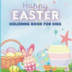 Happy Easter Coloring book for kids