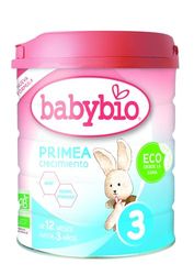 BABYBIO LECHE PRIMEA 3 CRECIMIENTO 10 meses 800gr. BIO