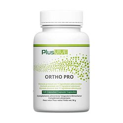 Plusvive - Ortho Pro Lot de 120 capsules de glucosamine, chondroïtine, méthyl-sulfonyl-méthane (MSM) et acide hyaluronique, pour soin des articulations