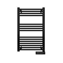 Cecotec Radiador Toallero Eléctrico Bajo Consumo ReadyWarm 9100 Smart Towel Black 500 W, Pantalla LED, Control táctil, Temporizador, 3 Modos de Funcionamiento, 2 Sistemas de Seguridad