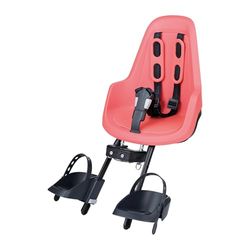 BOBIKE 8012000024 -Front Bicycle Baby Seat ONE MINI For Frame – Safe and Stylish for Kids 9 Months to 3 Years, Up to 15kg, Flamingo