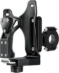 Porte-Bouteille de vélo réglable pour Bouteilles de 7 à 11 cm - Universel - Rotation à 360° - avec Protection antivol - pour Guidon, Cadre de VTT, vélo de Route, vélo d'enfant, Scooter