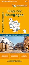 Michelin Regional France Burgundy Map