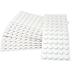 Adsamm® / 600 x feltrini autoadesivi/Bianco/ø 14 mm/Rotondo/piedini per mobili in feltro da 3.5 mm di spessore/pad protettivi per arredi