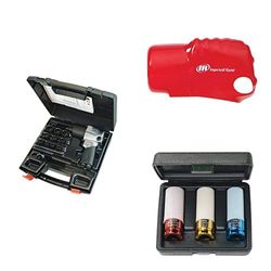 Ingersoll-Rand, Kit pour changement de pneus avec clé 1/2", 231GXP avec gaine de protection et douilles isolées (17, 19, 21 mm), ENSEMBLE