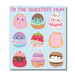 Squishmallows Mother's Day Card