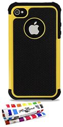 MUZZANO Sport Case"lila" voor Apple iPhone 4/IPHONE 4S, Sport Case, geel