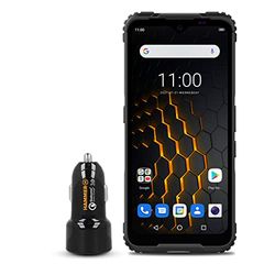Hammer Blade 5G, eSIM, smartphone robusto, FHD + IPS, 6g ram, Fotocamera da 48MP, IK07, IP69, 5000 mAh, ricarica veloce, Android 11, lettore di, impronte digitali, USB-C + caricatore per auto