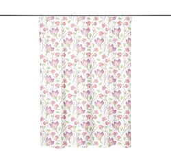 Bonamaison Digitally Printed Shower Curtain, 1 Piece 150x200 Cm - Designed And Manufactured in Turkey