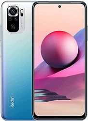 Xiaomi Redmi Note 10S Smartphone RAM 6 GB ROM 128 GB 6,43 '' AMOLED DotDisplay 64 MP Kamera 33 W Schnellladung MediaTek Helio G95 3,5 mm Kopfhörerbuchse 5000 mAh (typ) Akku Blau [Globale Version]
