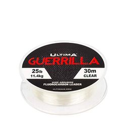 Ultima Guerrilla Pure Fluorocarbon Carp Snag Leader - Clear, 0.45 mm - 25 lb