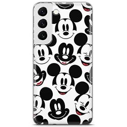 ERT GROUP mobiltelefonfodral för Samsung S22 originalt och officiellt licensierat Disney mönster Mickey 018 optimalt anpassad till formen på mobiltelefonen, fodral tillverkad av TPU-plast